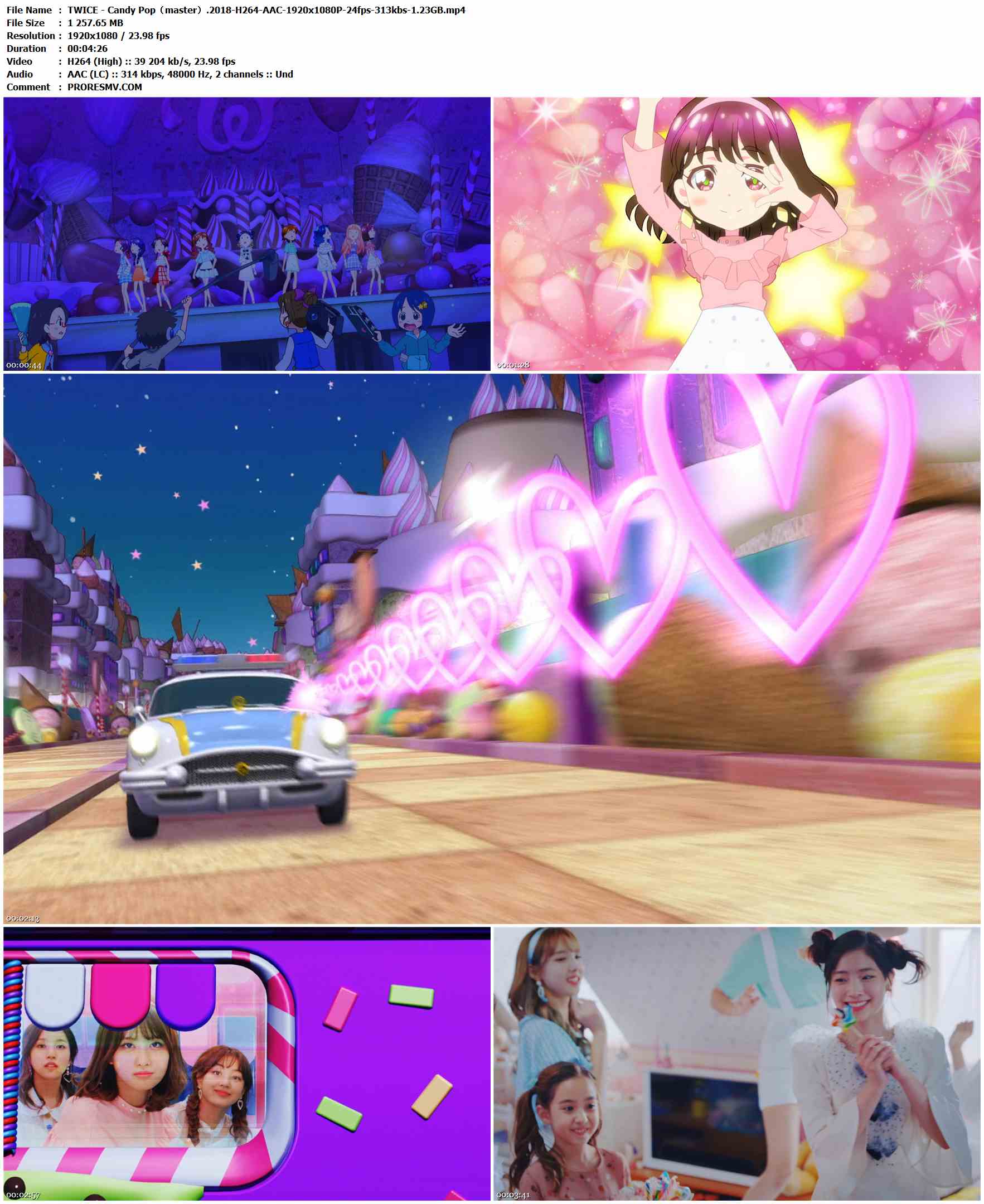 TWICE - Candy Pop（master）.2018-H264-AAC-1920x1080P-24fps-313kbs-1.23GB官方MV_高清MV